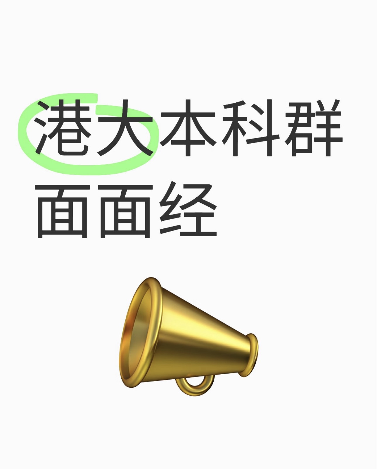 港大本科群面面经