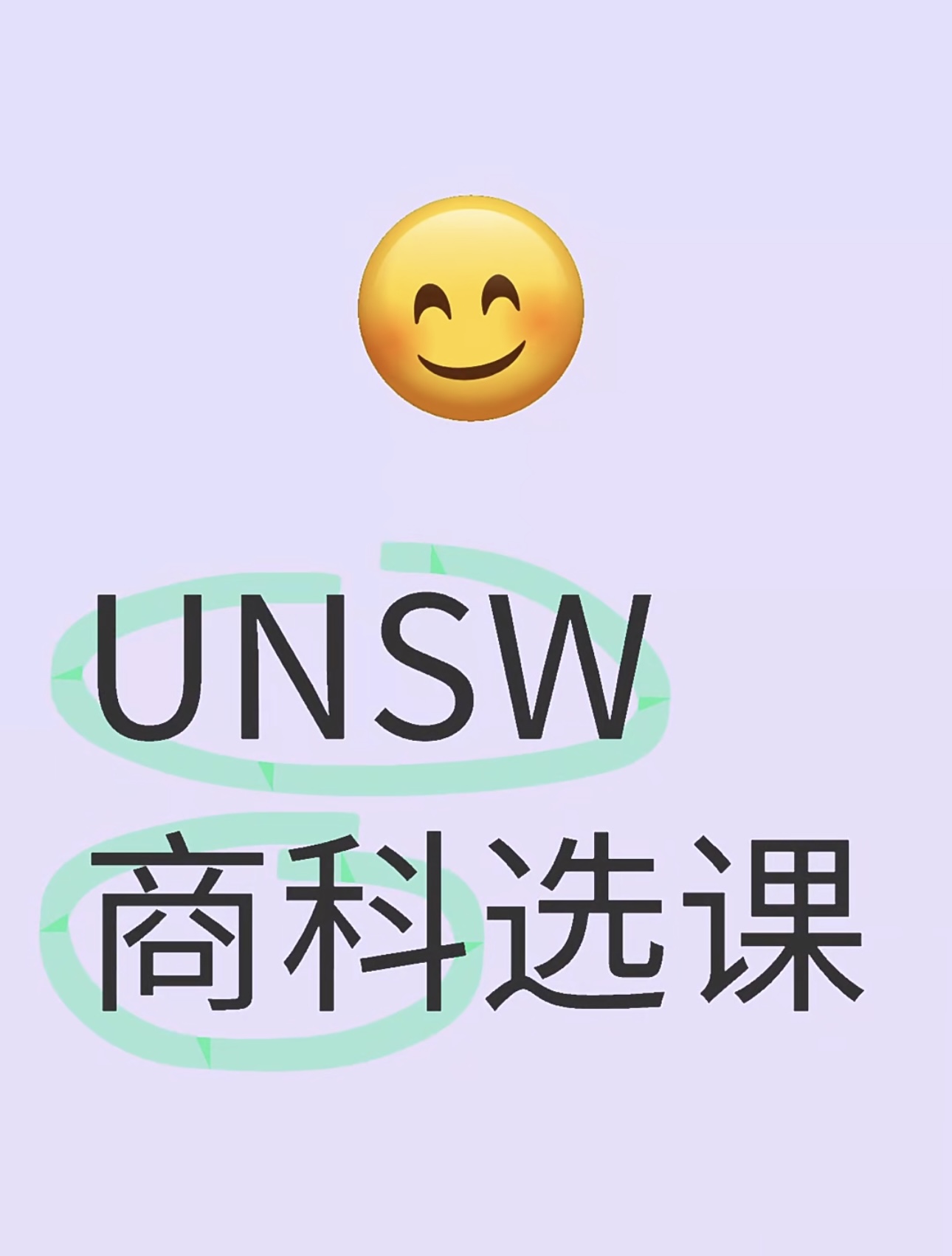 UNSW商科选课